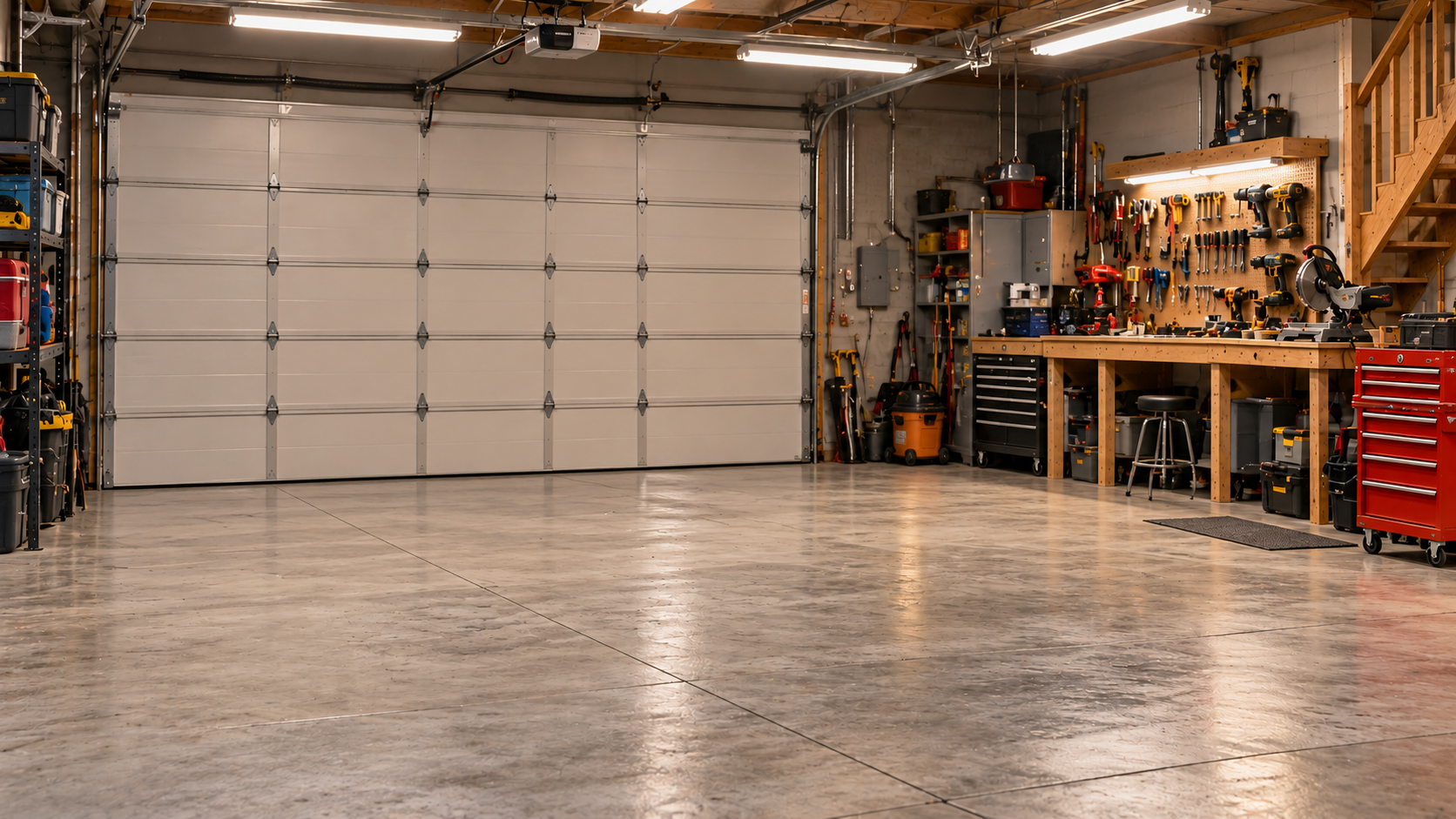 empty garage